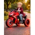 Дитячий електромотоцикл SPOKO SP-518 червоний (підсвітка колес)
