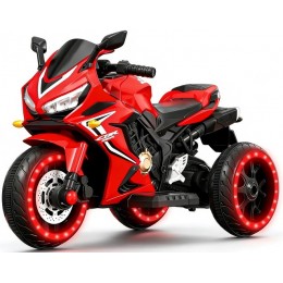 Дитячий електромотоцикл SPOKO SP-518 червоний (підсвітка колес)