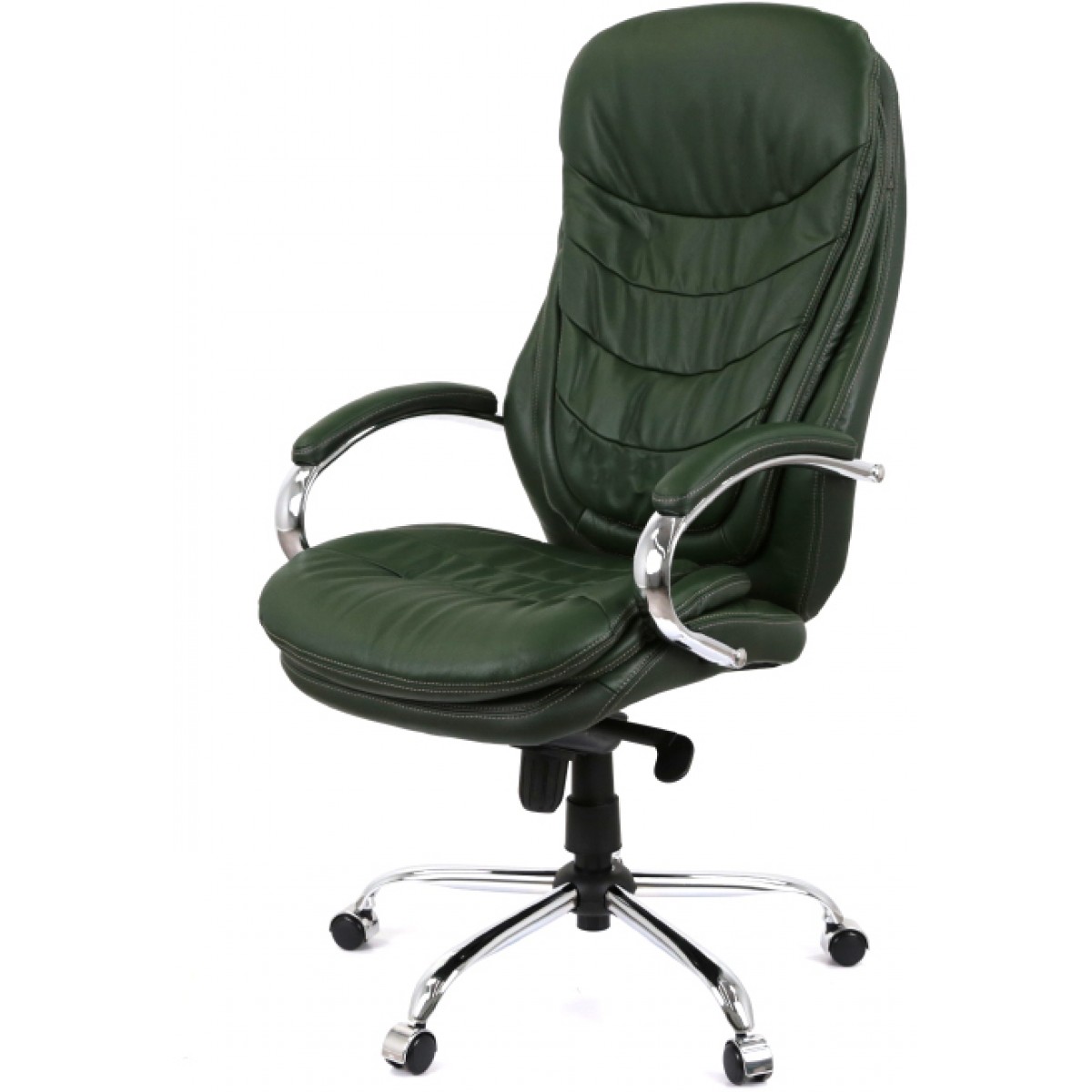 Крісло АКЛАС Валенсія Soft CH MB Зелений (Шкіра Lux LC-green) Крісло АКЛАС Валенсія Soft CH MB Зелений (Шкіра Lux LC-green)