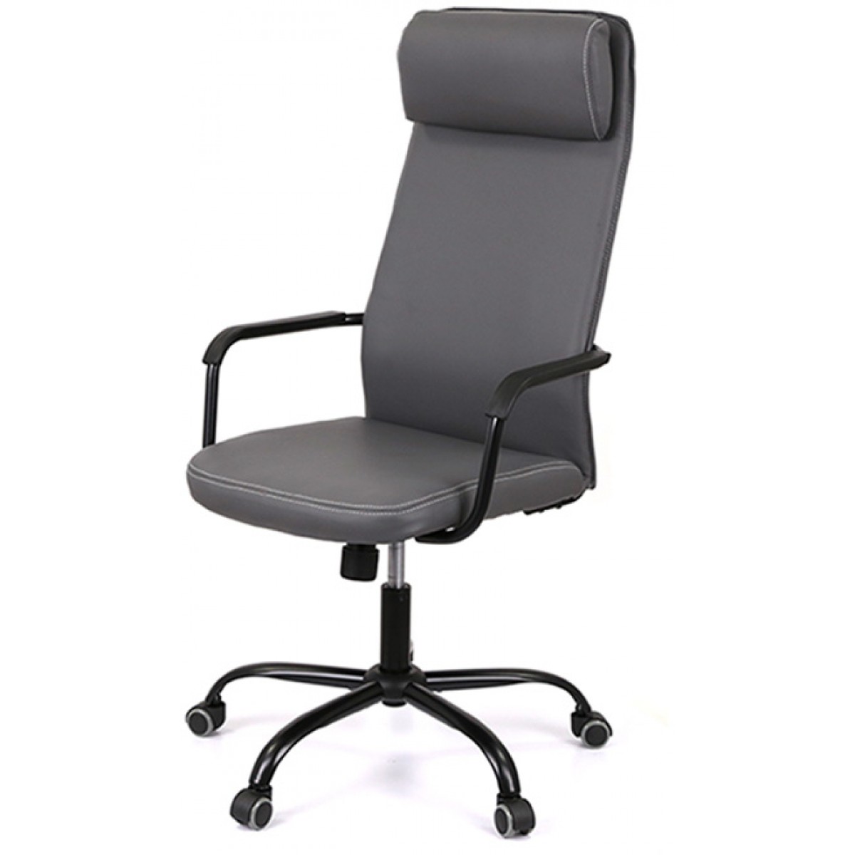 Крісло АКЛАС Бейкер HR KD TILT Сірий (PU grey)