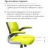 Крісло АКЛАС Вінд PL TILT Жовтий (Лайм)