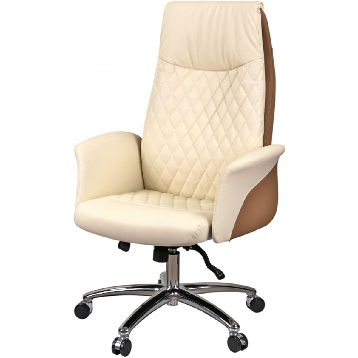 Крісло АКЛАС Ай-Петрі CH ANF (PU Beige 2572/PU Brown 2574) Крісло АКЛАС Ай-Петрі CH ANF (PU Beige 2572/PU Brown 2574)