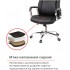 Крісло АКЛАС Альте TILT Чорний (PU Black)