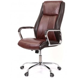 Крісло АКЛАС Альте TILT Коричневий (PU Brown 208/207)