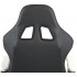 Крісло геймерське АКЛАС Бешкет ANF підліткове  (PU-чорний/білий)