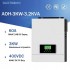 3.2 кВа LiFePO4 Комплект резервного живлення інвертор Daxtromn + 2 акумулятора Dumfume 12V 100Ah для квартири, будинку