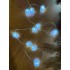 Світлодіодна гірлянда на батарейках Oecolux LED Tischdekoration Kunststoffkugel, біле світло Світлодіодна гірлянда на батарейках Oecolux LED Tischdekoration Kunststoffkugel, біле світло