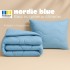 Набор спальный комплект NordicBlue полуторный IDEIA одеяло 140х210 и подушка 50х70 голубой антиаллергенный, искусственный пух