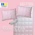 Набор евро WomenTime IDEIA одеяло 200х220 и 2 шт подушка 50х70 антиаллергенный, искусственный пух + маска для сна