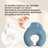 Подушка для кормления диванчик 60х70х16 см хлопок антиалергенная, для удобства мамы, с молнией 