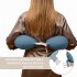 Подушка для кормления диванчик 60х70х16 см хлопок антиалергенная, для удобства мамы, с молнией 