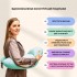 Подушка для кормления диванчик 60х70х16 см SD хлопок антиалергенное волокно, для удобства мамы, с молнией мята