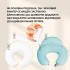 Подушка для кормления диванчик 60х70х16 см SD хлопок антиалергенное волокно, для удобства мамы, с молнией мята