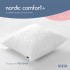 Подушка для сна 70х70 см NORDIC COMFORT+ IDEIA антиаллергенная холлофайбер чехол с молнией белая Подушка для сна 70х70 см NORDIC COMFORT+ IDEIA антиаллергенная холлофайбер чехол с молнией белая