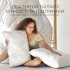 Подушка 50х70 см Air Dream Classic IDEIA с молнией, антиаллергенная, регулируемая высота, премиум микрофибра