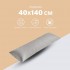 Подушка для сна и отдыха 40x140 cм CUBE IDEIA серая для тела длинная подушка антиаллергенная