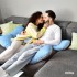 Подушка П-подобная IDEIA 140х75х20 см U-shape для беременных, реабилитации и повседневного комфорта
