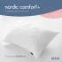 Подушка 40х60 см NORDIC COMFORT+ IDEIA антиаллергенная чехол с молнией холлофайбер
