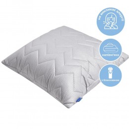 Подушка для сна 70х70 см NORDIC COMFORT+ IDEIA чехол стеганный с молнией 