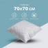 Подушка для сна 70х70 см NORDIC COMFORT+ IDEIA чехол стеганный с молнией антиаллергенная серая Подушка для сна 70х70 см NORDIC COMFORT+ IDEIA чехол стеганный с молнией антиаллергенная серая