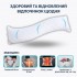 Подушка ортопедическая с наволочкой сатин для сна и отдыха S-Form IDEIA 40х130 см антиаллергенная с молнией