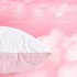 Подушка для сна 50х70 см Soft IDEIA двухсторонняя аналог лебяжьего пуха стеганная, искусственный пух, премиум