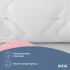 Подушка для сна 70х70 см NORDIC COMFORT+ IDEIA антиаллергенная холлофайбер чехол с молнией белая Подушка для сна 70х70 см NORDIC COMFORT+ IDEIA антиаллергенная холлофайбер чехол с молнией белая