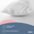 Подушка для тела сна отдыха NORDIC+ 40х140 см IDEIA антиаллергенная длинная белая холлофайбер с молнией Подушка для тела сна отдыха NORDIC+ 40х140 см IDEIA антиаллергенная длинная белая холлофайбер с молнией