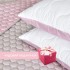 Подушка для сна 50х70 см Soft IDEIA двухсторонняя аналог лебяжьего пуха стеганная, искусственный пух, премиум