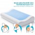 Подушка ортопедическая CoolGel 60х40х11/9 см IDEIA анатомическая с эффектом памяти для сна на боку, спине