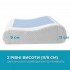 Подушка ортопедическая CoolGel 60х40х11/9 см IDEIA анатомическая с эффектом памяти для сна на боку, спине