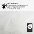 Ткань тюль органза 340 см, 25 г/м2 IDEIA, ткань, лёгкая прозрачная тюль для штор и декора V-1 белая