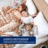 Чехол защитный 2 шт 50x70 cм на подушку с молнией IDEIA стеганный белый микрофибра
