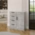 Комод VAYS M-73 с 4 выдвижными ящиками, дверцами и 2 полками, ЛДСП, 80×35×90 см – для спальни, гостиной и прихожей