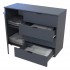 Комод Doros GС1 Графит 100х40х81,2 (41510069) Комод Doros GС1 Графит 100х40х81,2 (41510069)