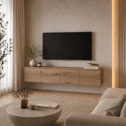 Тумба ТВ Doros Левия Дуб Эвок 4Д 160х35х33 (41516094) Тумба ТВ Doros Левия Дуб Эвок 4Д 160х35х33 (41516094)