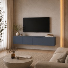 Тумба ТВ Doros Левия Графит 4Д 160х35х33 (41516088) Тумба ТВ Doros Левия Графит 4Д 160х35х33 (41516088)