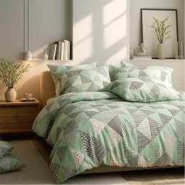 Пододеяльник SoundSleep Abstract Магия ощущений бязь 140х210 см зеленый (2800004889476)