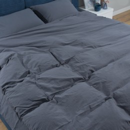 Пододеяльник SoundSleep Stonewash Adriatic dark gray 200х220 см темно-серый (94272260)