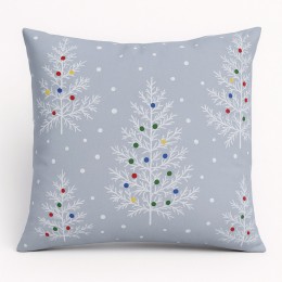 Подушка декоративная SoundSleep Winterly Тепло зимних снов бязь 45х45 см серая (2800004903813)