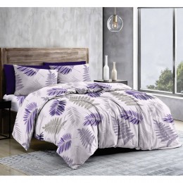 Комплект постельного белья SoundSleep Purple Fern бязь-голд двуспальный 140х215 см (2800005071917)