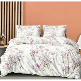 Комплект постельного белья SoundSleep Fiona бязь двуспальный евро 200х220 см белый (2800004976183)