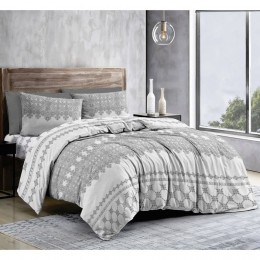 Комплект постельного белья SoundSleep Lace Grey бязь-голд двуспальный 175х215 см (2800005093421)