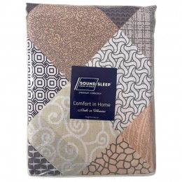 Комплект постельного белья SoundSleep Aiso бязь Евро 200х220 см серый (2800004762014)