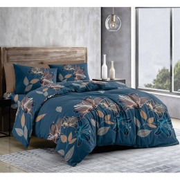 Комплект постельного белья SoundSleep Floral Blue бязь-голд двуспальный 175х215 см (2800005093261)