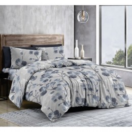 Комплект постельного белья SoundSleep Grey Garden бязь-голд двуспальный 175х215 см (2800005093667)