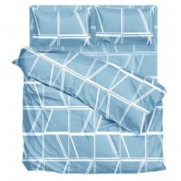 Комплект постельного белья SoundSleep Selenza Si бязь Двуспальный 175х215 см голубой (2800004805797)