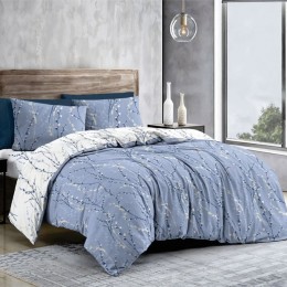 Комплект постельного белья SoundSleep Branch Blue бязь-голд двуспальный 175х215 см (2800005093346)