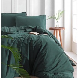Комплект постельного белья SoundSleep Stonewash Adriatic Dark Green полуторный зеленый (92847002)