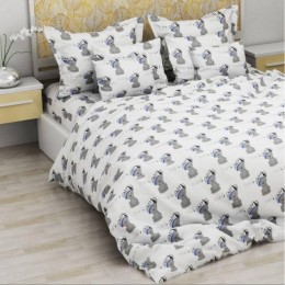Комплект постельного белья SoundSleep Stoni бязь Односпальный 143х210 см белый (2800004818964)